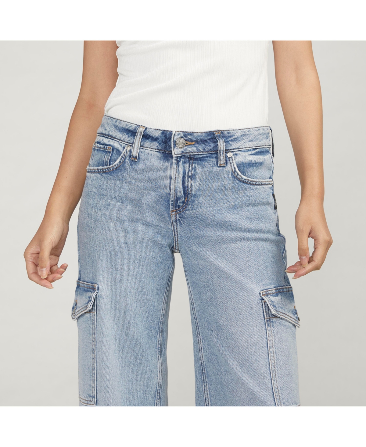 Shop Silver Jeans Co. Suki Mid Rise Wide Leg Jeans In Indigo