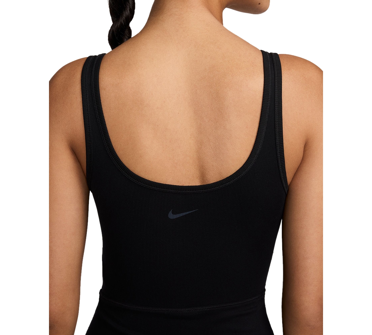 Nike Women's One Dri-fit Scoop Neck Sleeveless Dress -lt Orewood Brn/cool Grey