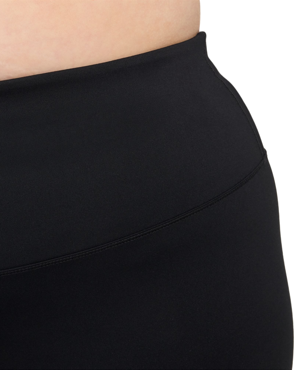 Nike Plus Size One High Waist Pull-On Bike Shorts -black