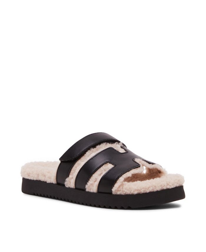 Steve Madden Little and Big Girls JMayven Shearling Slip On