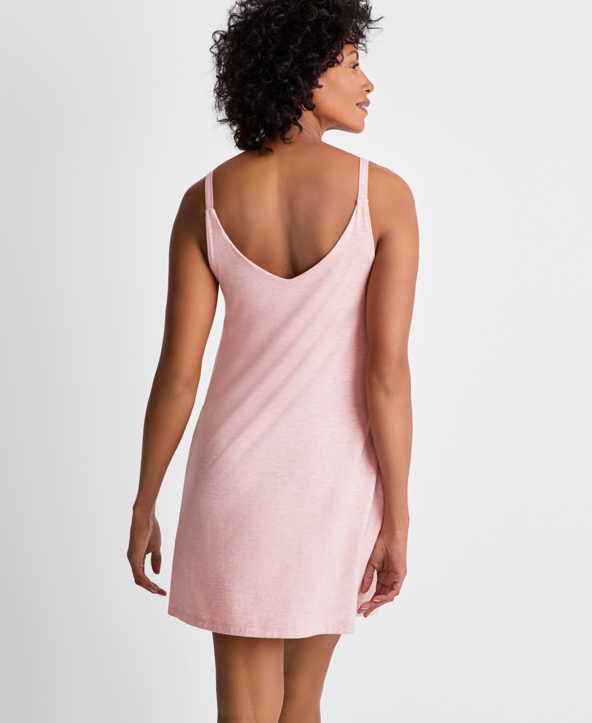 State of Day Women's Fluid Knit Solid Tank Chemise, Created for Macy's