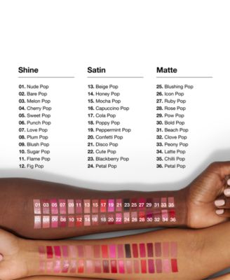 Pop Longwear Shine Lipstick, 0.14 oz.