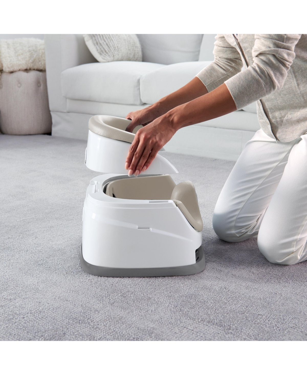Ingenuity Baby Base 2-in-1 Booster Seat In Cashmere