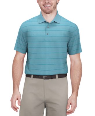 PGA TOUR Men's Short-Sleeve Birdseye Jacquard Performance Polo