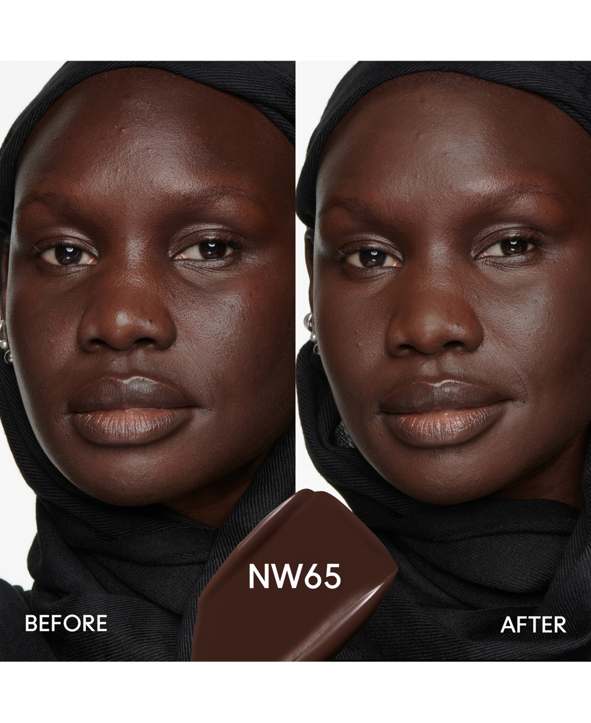 Mac Studio Fix Fluid Spf 15 24hr Matte Foundation + Oil Control, 1 Oz. In Nw65 (dark Deep Rich Brown With Red Unde