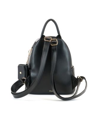 Classic Faux Leather Medium Backpack