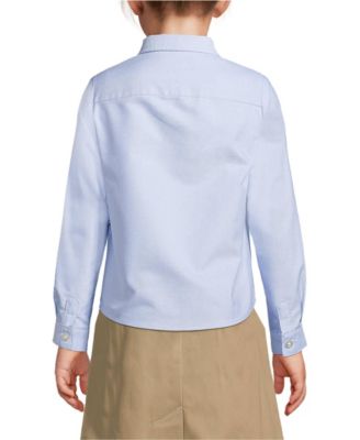 Little Girls Long Sleeve Oxford Dress Shirt