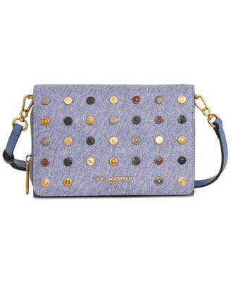 KARL LAGERFELD PARIS - Lourdes Mini Rivet Crossbody