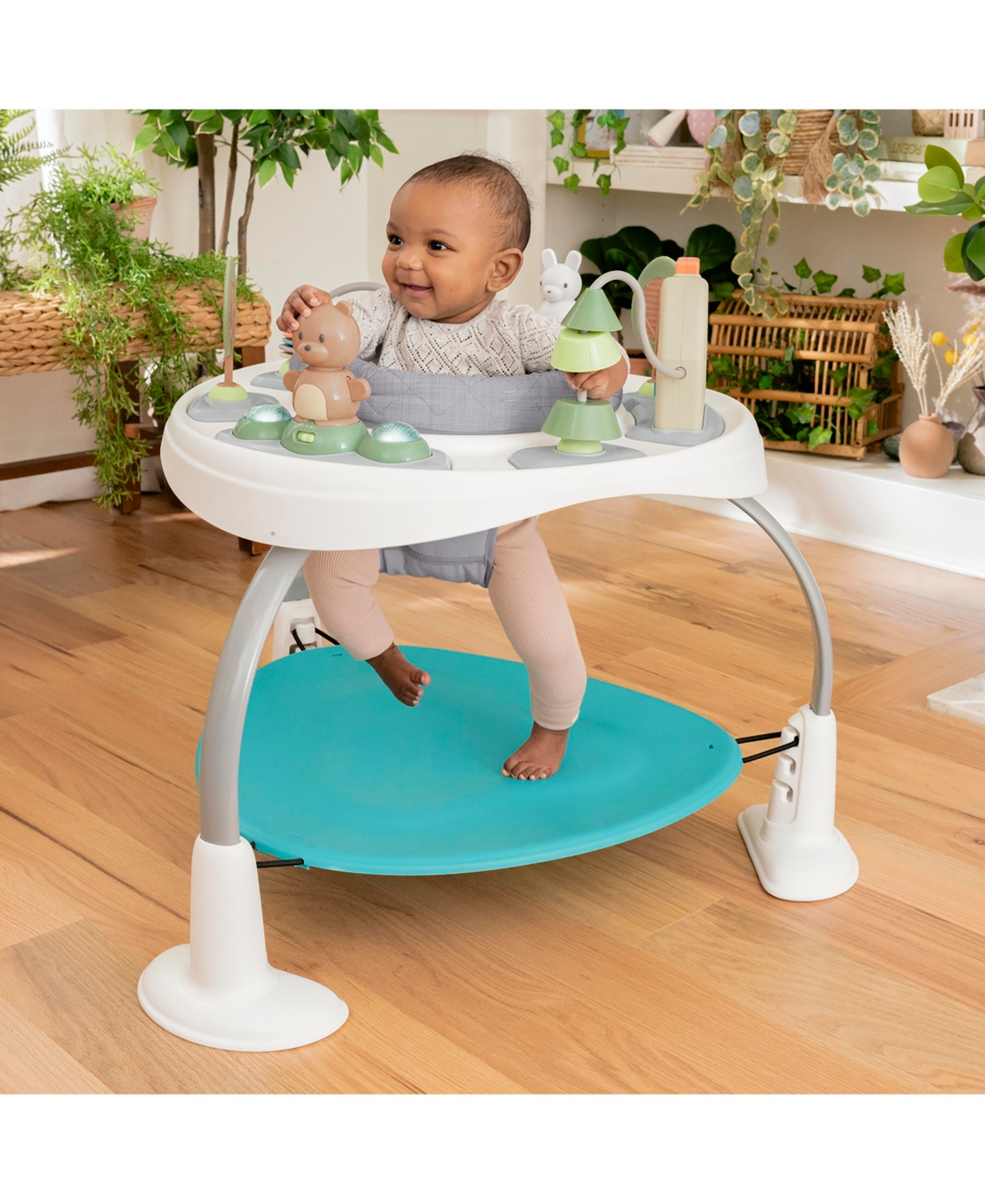 Ingenuity Spring Sprout 2-in-1 Activity Jumper Table In Multi