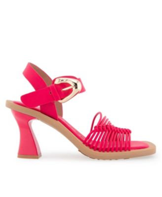 Women's Crew Buckle Strap Kitten Heel