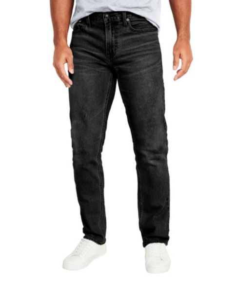 Мужские джинсы Blu Rock Flex Stretch Slim Straight, цвет: Чёрный