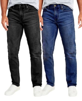 Men's Flex Stretch Slim Straight Jeans, Pack of 2