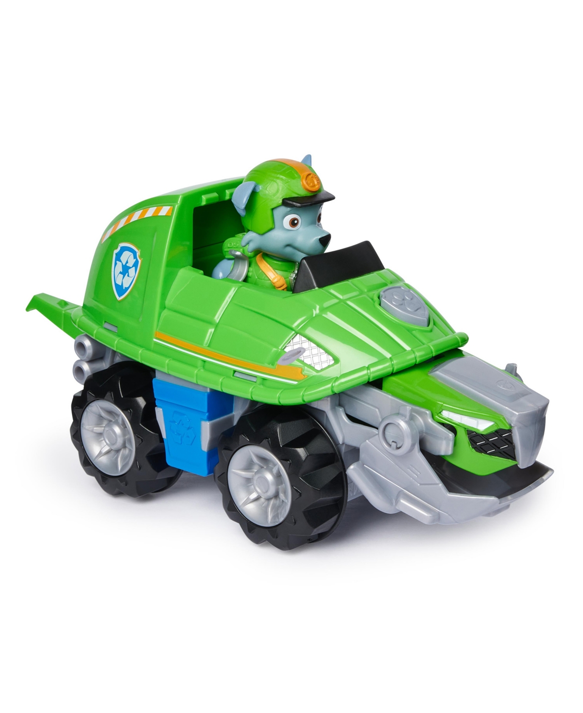 Shop Paw Patrol Jungle Pups, Rocky Snapping Turtle Vehicle, Toy Truck With Collectible Action Figure In Multi-color