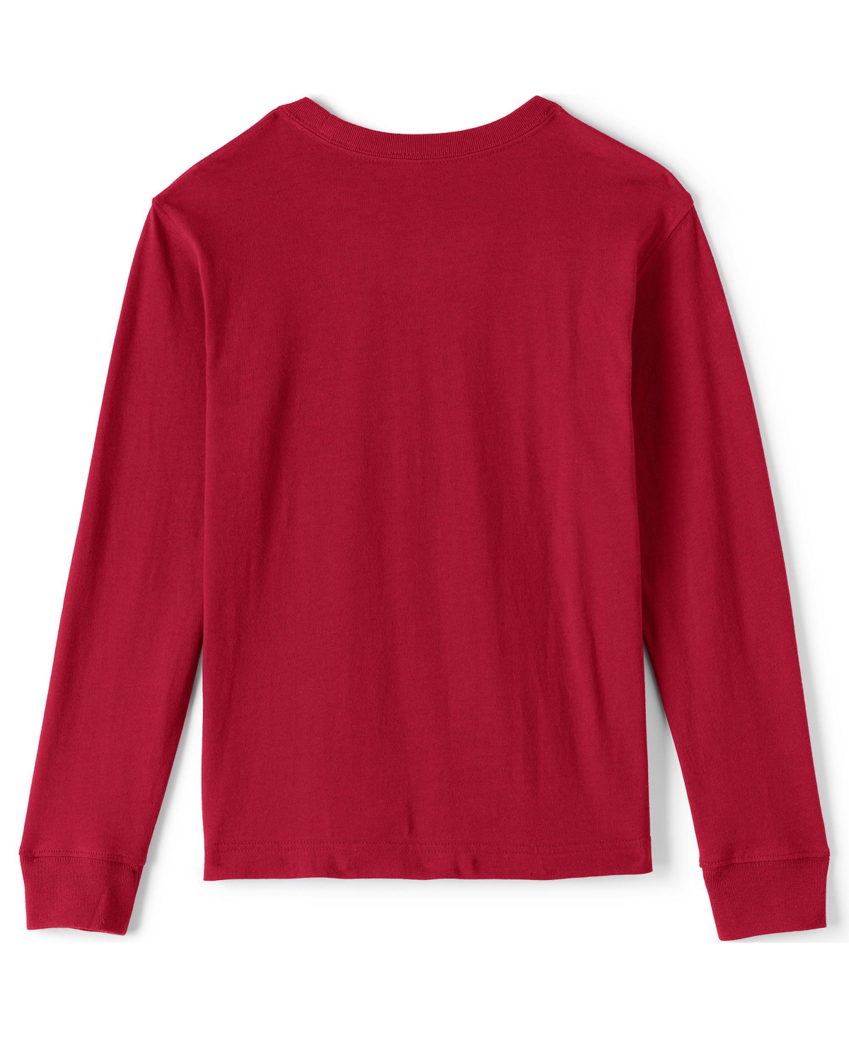 Lands' End Boys School Uniform Long Sleeve Essential T-shirt