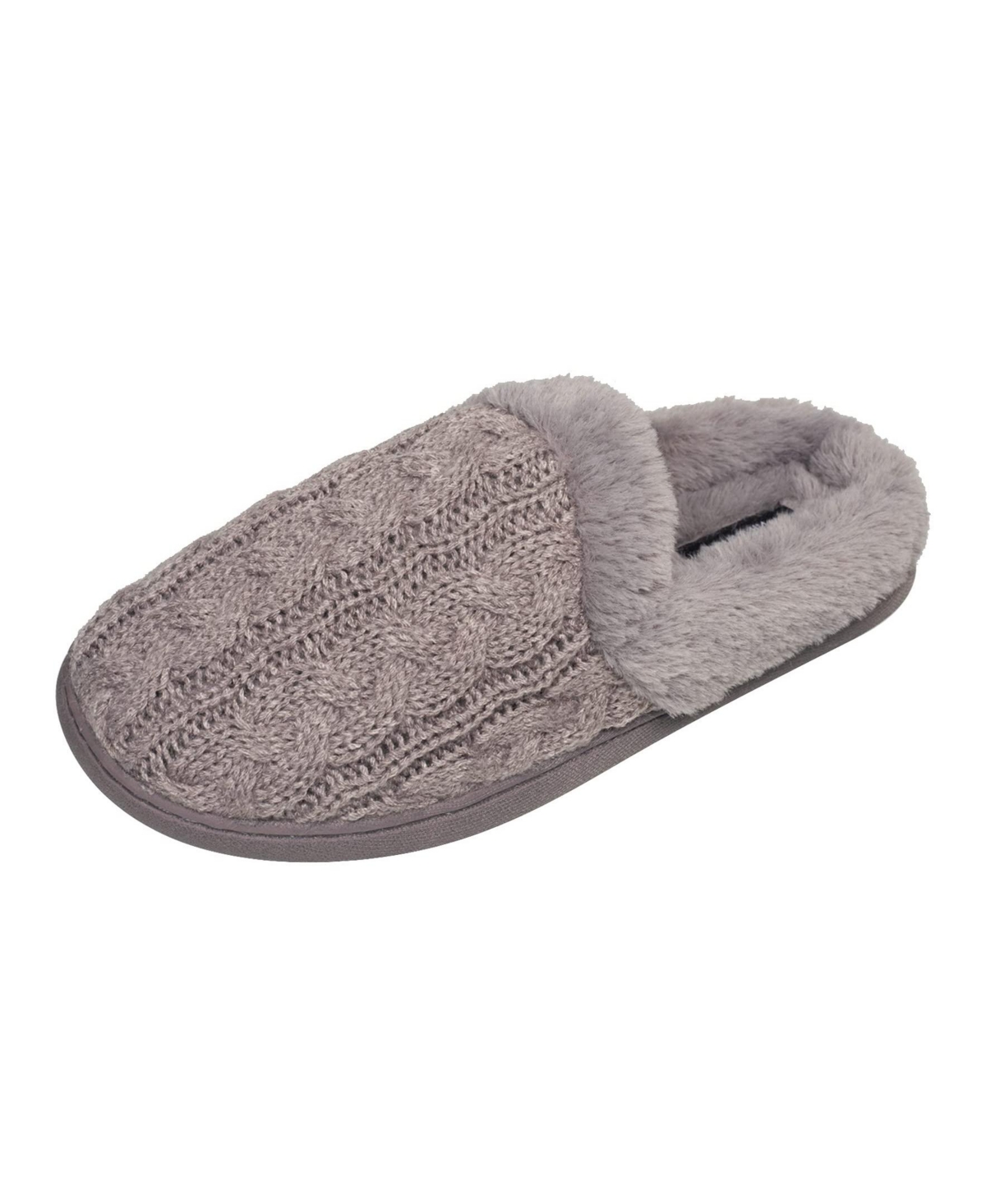 Women's Cable Knit Clog - Grey