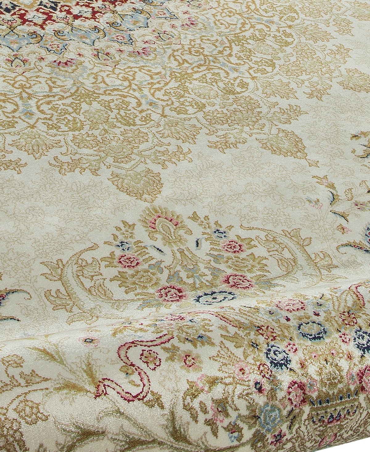 Kenneth Mink Majestic Elegance Tabriz 5' X 8' Area Rug In Cream