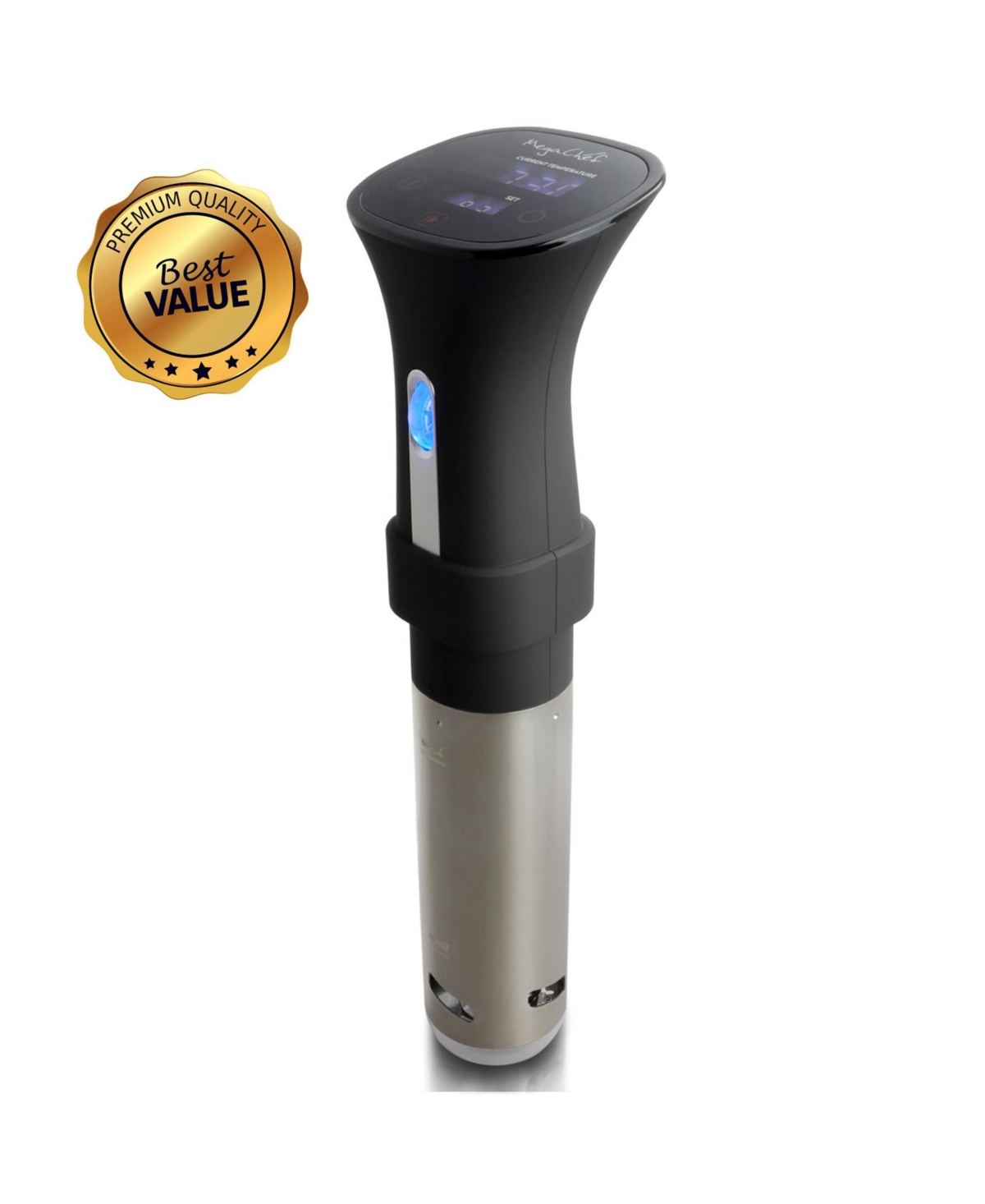 Megachef 800 Watts Sous-vide Touchscreen Cooker In Black
