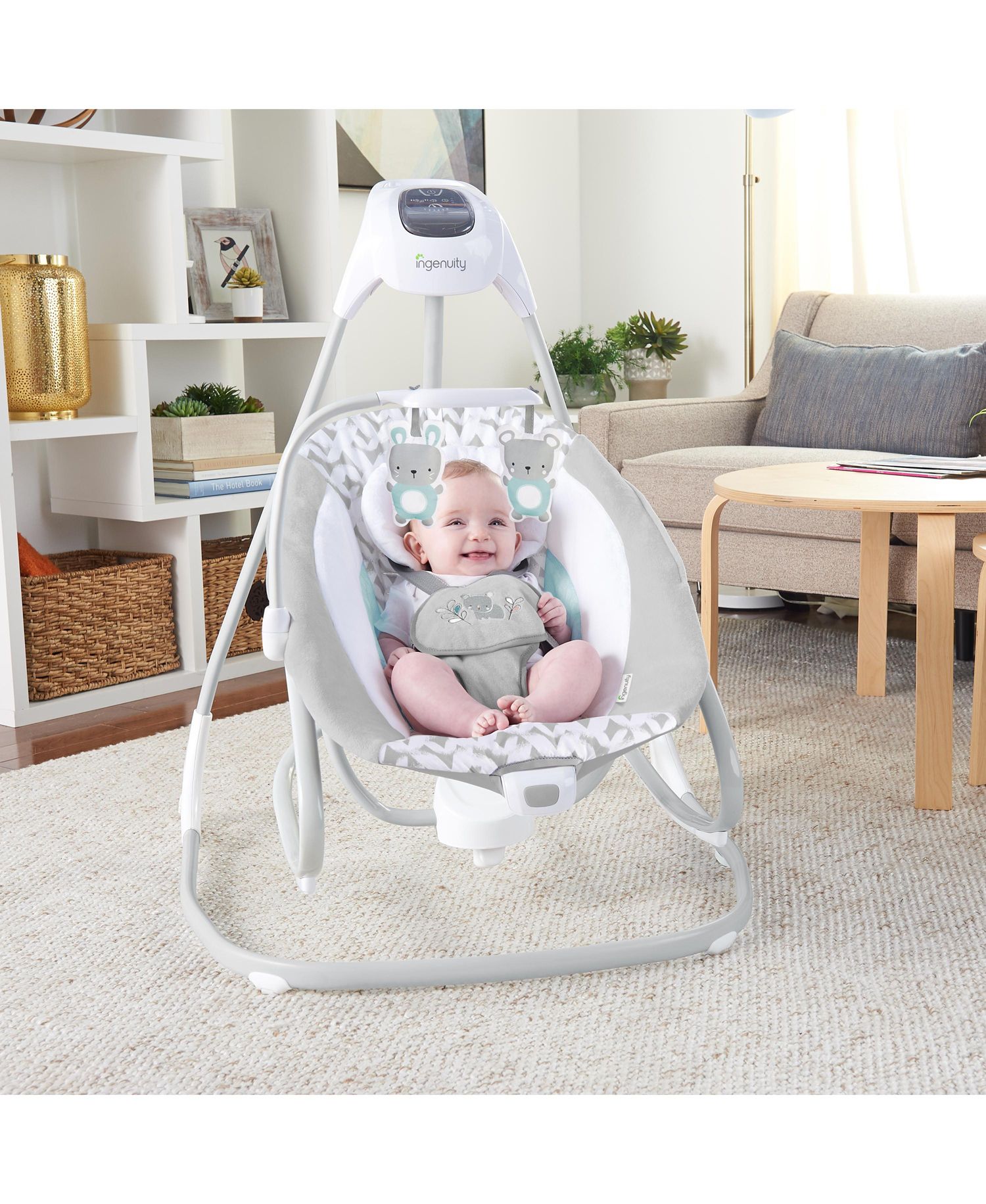 SimpleComfort™ Compact Soothing Swing Rocker™ - Raylan™