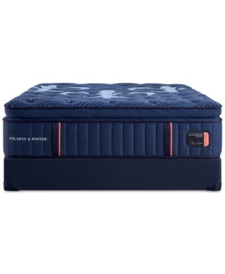 Lux Estate 16" Medium Euro Pillowtop Mattress Set - Queen