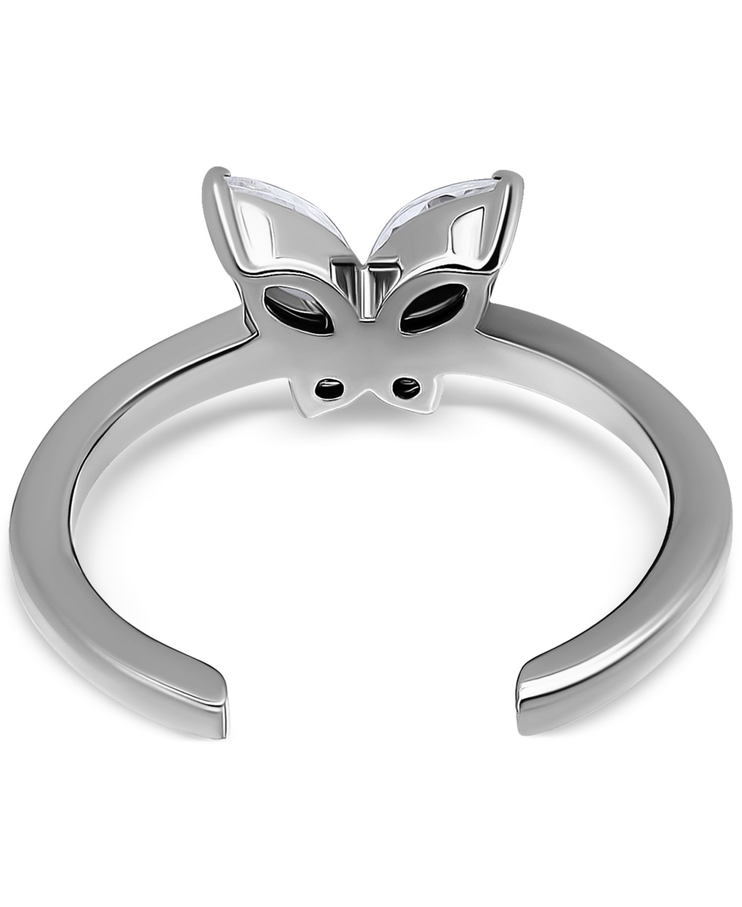 Cubic Zirconia Butterfly Toe Ring