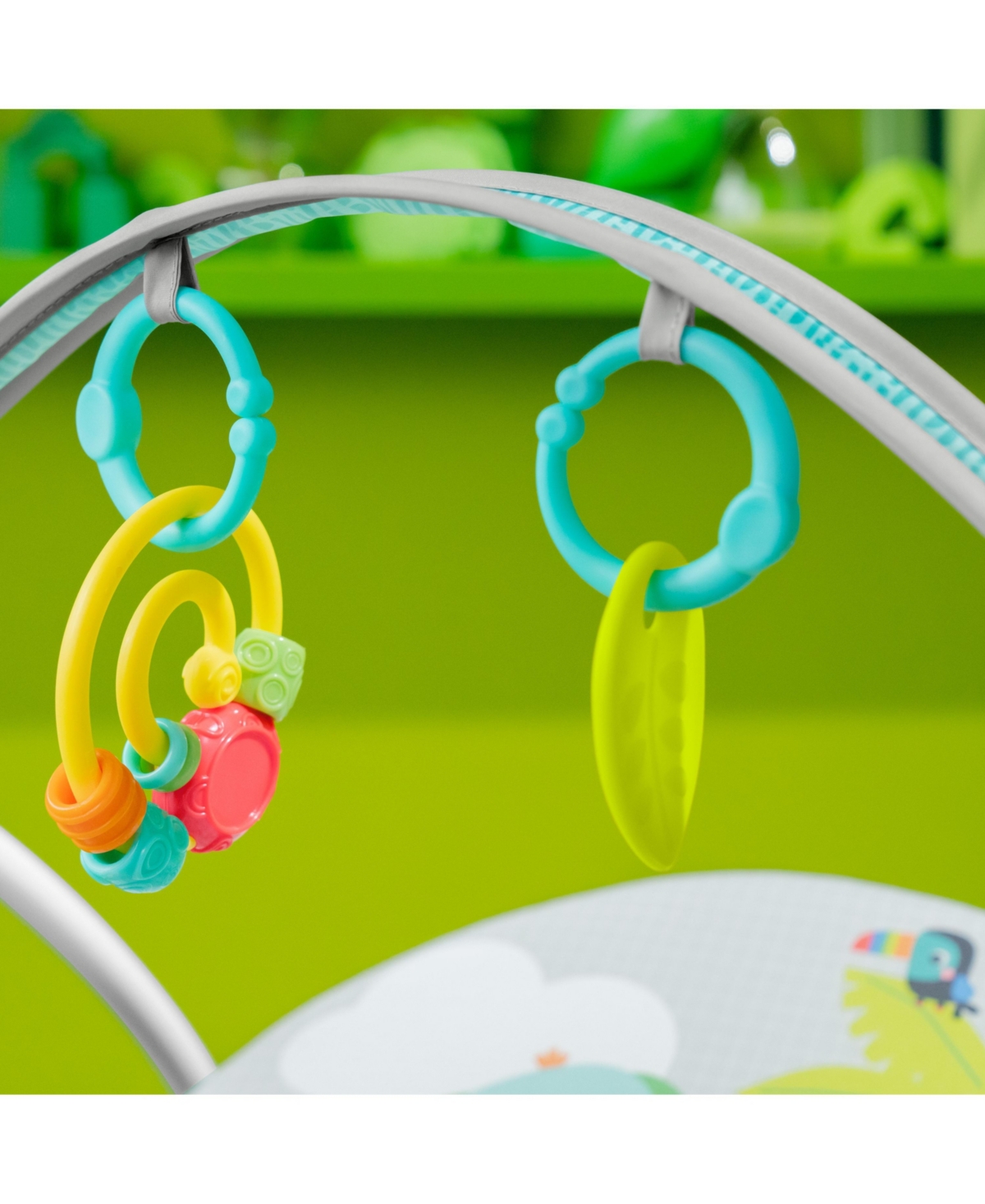Bright Starts Playful Paradise Portable Swing In Multi