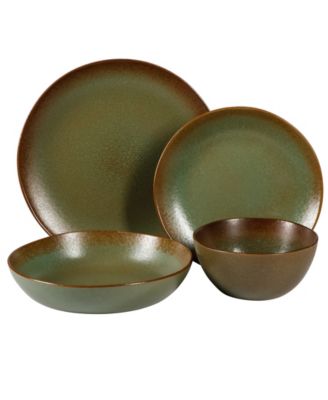 Reactive Glaze 16 Pc. Dinnerware Set, Service for 4