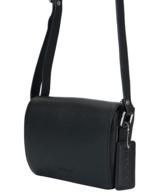 Pebble Leather Connie Crossbody Handbag