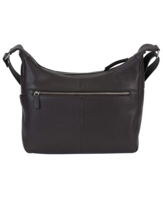Pebble June Leather Crossbody Handbag