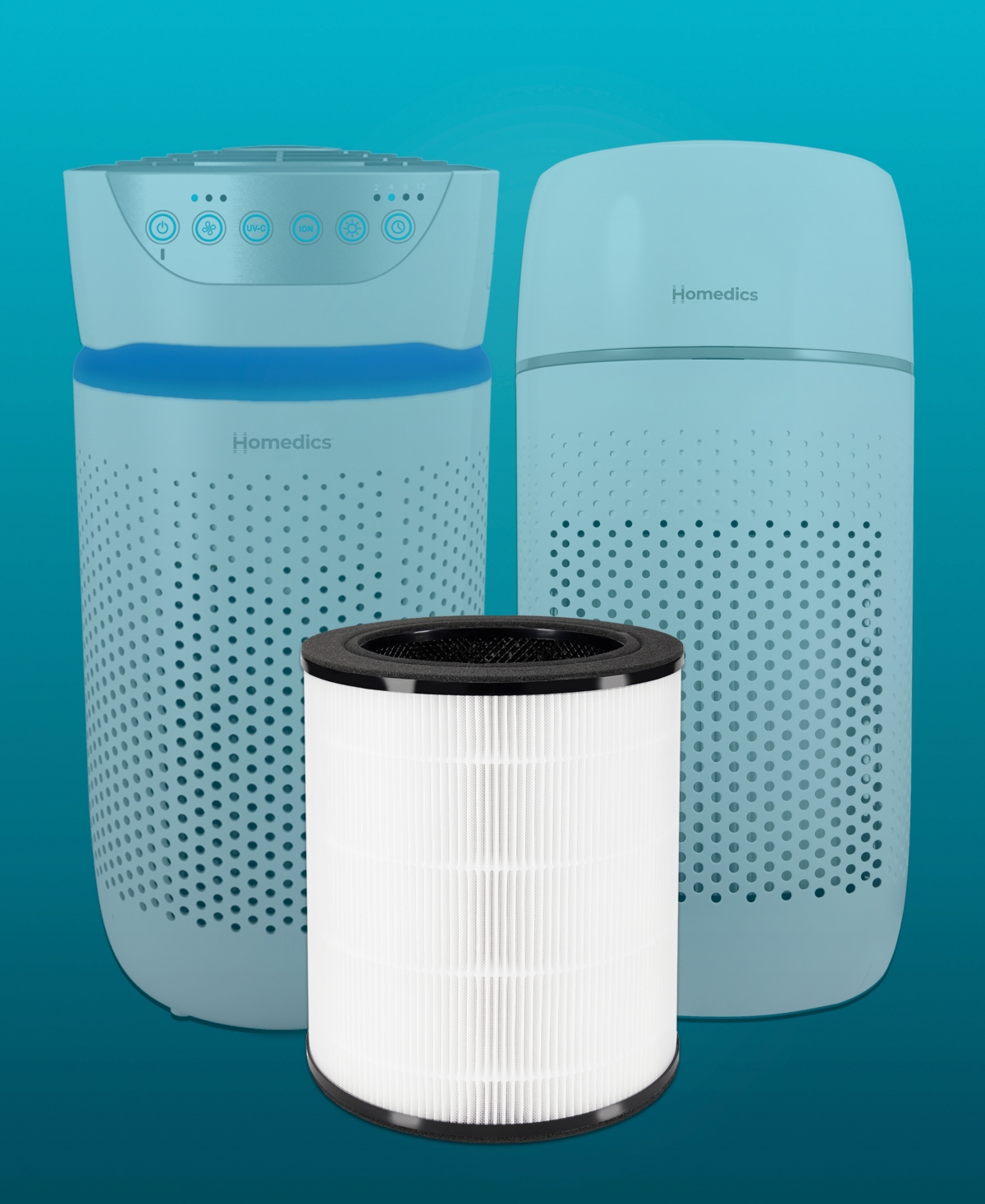 Homedics Totalclean Replacement Filter For , Ap-t20 In White