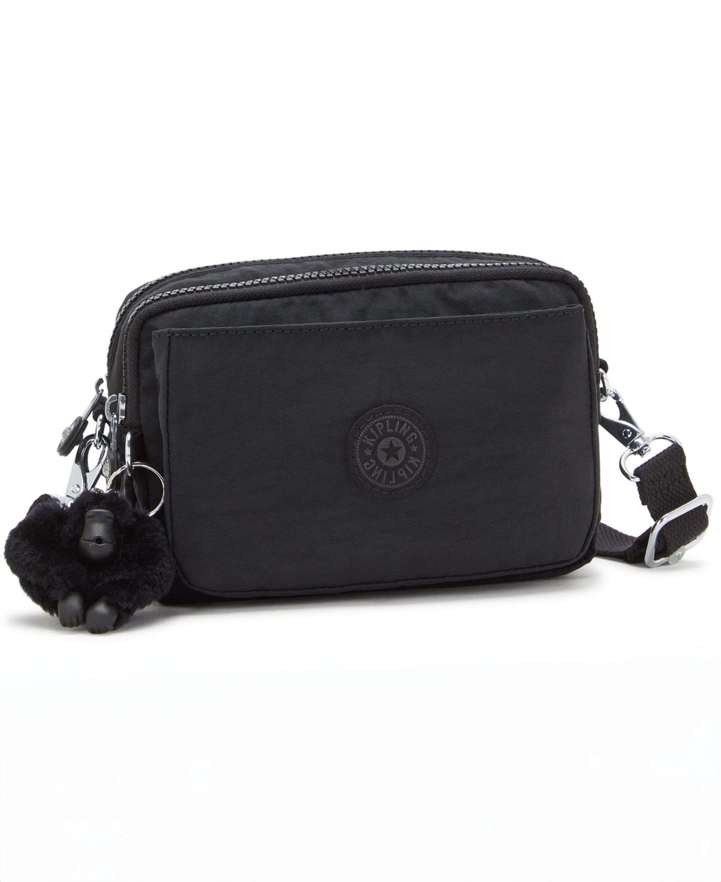 Женская сумка Kipling Abanu Multi Convertible Crossbody, цвет: Чёрный / Серебряный — фото 8