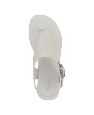 Women's Moraca Buckle T-Strap Flat Sandals