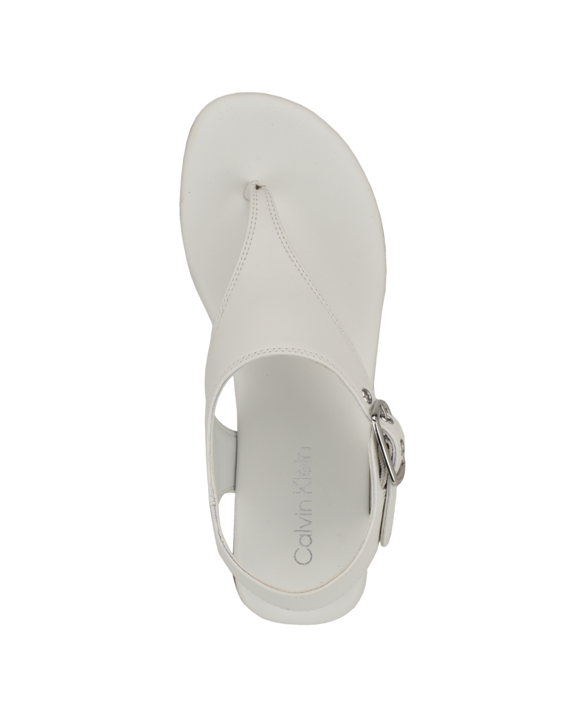 Calvin Klein Moraca Ankle Strap Sandal In White