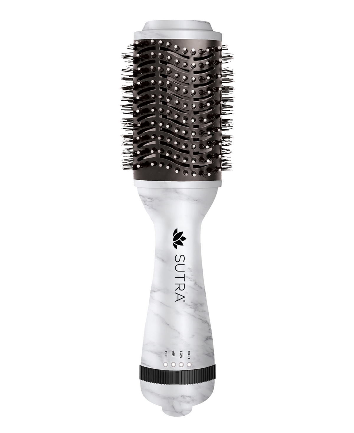 2" Professional Blowout Brush with 3 Heat Settings - Marble