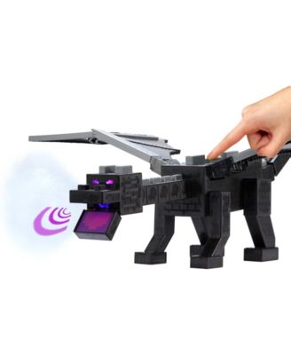 Minecraft Ender Dragon Action Figures Set, Lights, Sounds Mist, Steve Enderman 