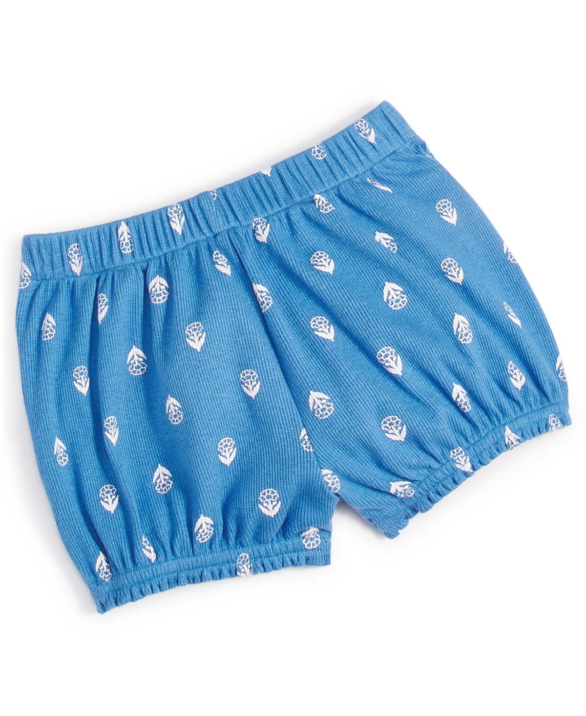 Shop First Impressions Baby Girls Simple Stamp Floral Bloomers, Created For Macy's In Lyric Blue