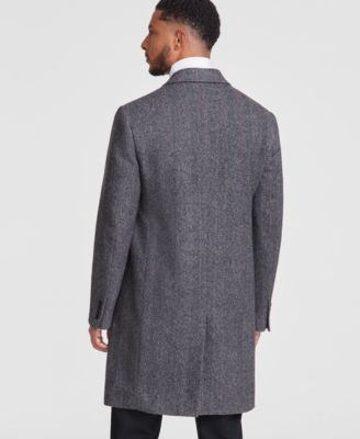 Men's Classic Fit Luxury Wool Cashmere Blend Overcoats