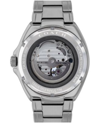 Men's Automatic Jackson Gray Stainless Steel Watch 45mm