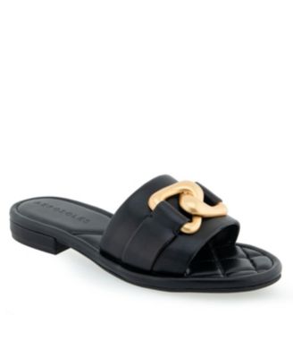 Women's Big Charm Buckle Sandals