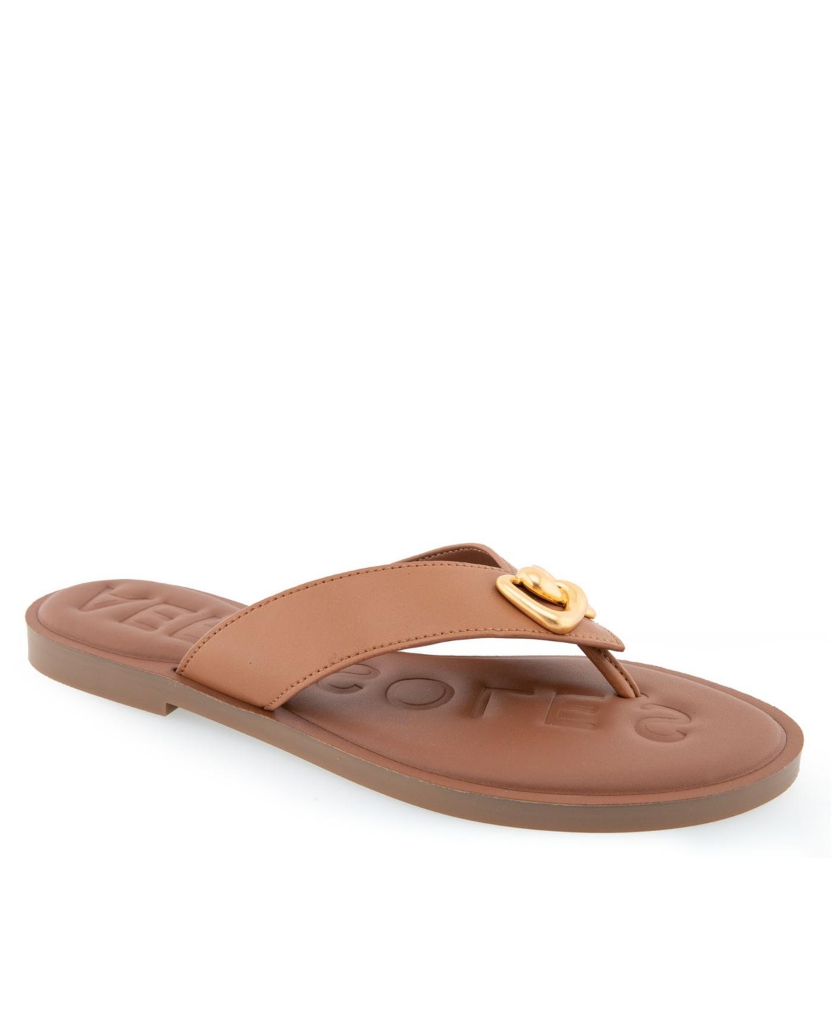 Shop Aerosoles Women's Galen Flip Flop Sandals In Tan