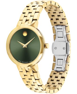 Women Museum Classic Swiss Quartz Gold PVD 29.5mm Watch