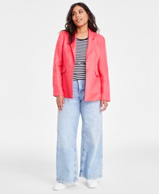 On 34th - Women's Linen-Blend Blazer