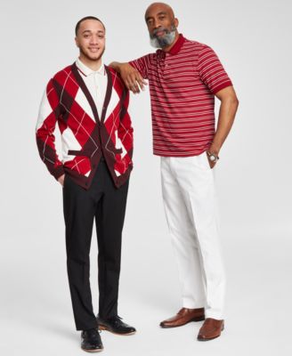 Mens Crimson Cream Sportswear Created For Macys