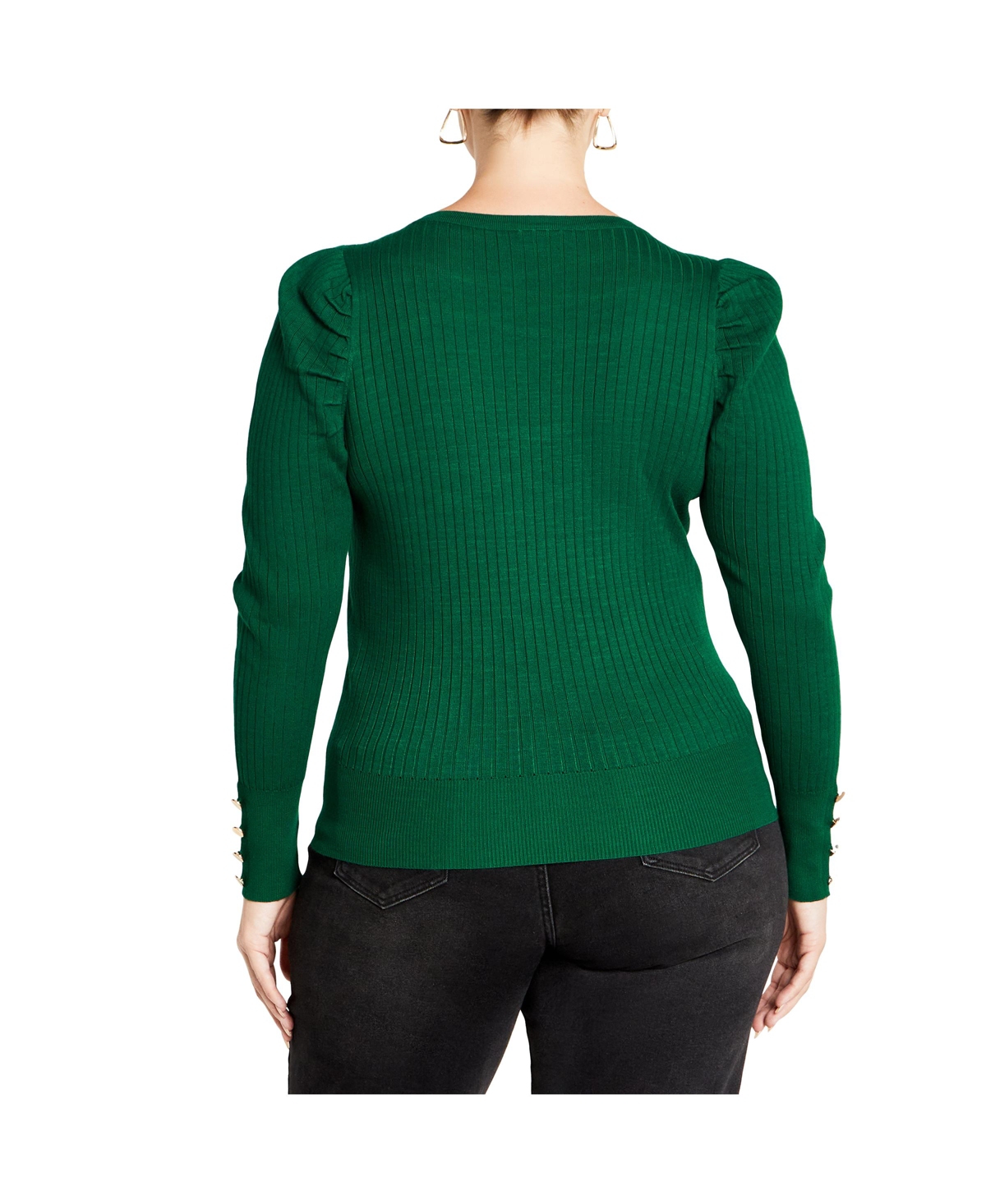 City Chic Women's Rebel Rock Sweater