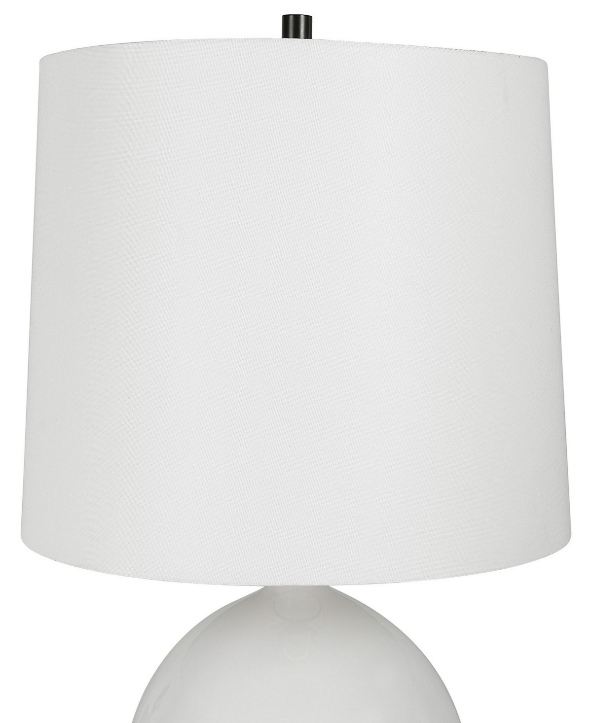 Shop Uttermost 26" Collar Table Lamp In White