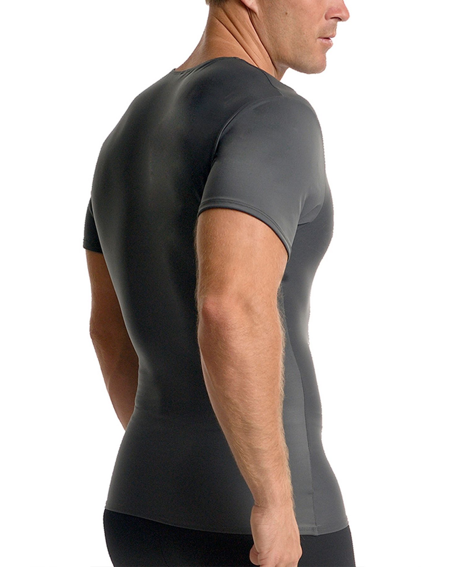 Men's Big & Tall Compression Activewear Short Sleeve Crewneck T-shirt