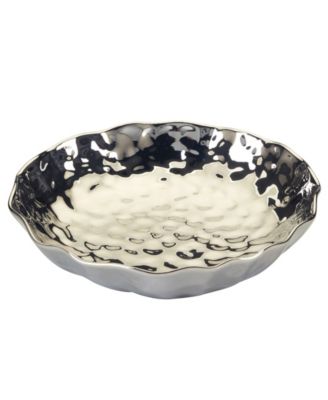 Silver Coast Serving Bowl