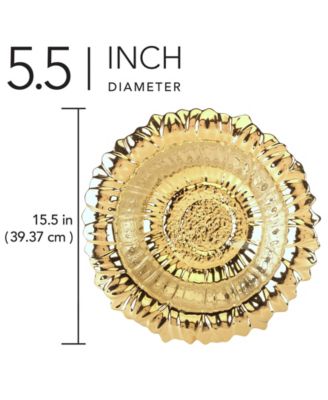Gold Coast 3-D Sunflower Serving Bowl