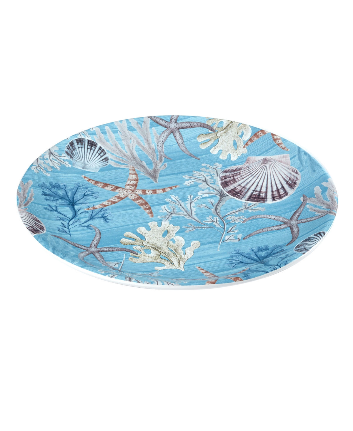 Certified International Beyond the Shore Round Platter