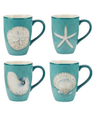 Ocean View Set of 4 Mugs