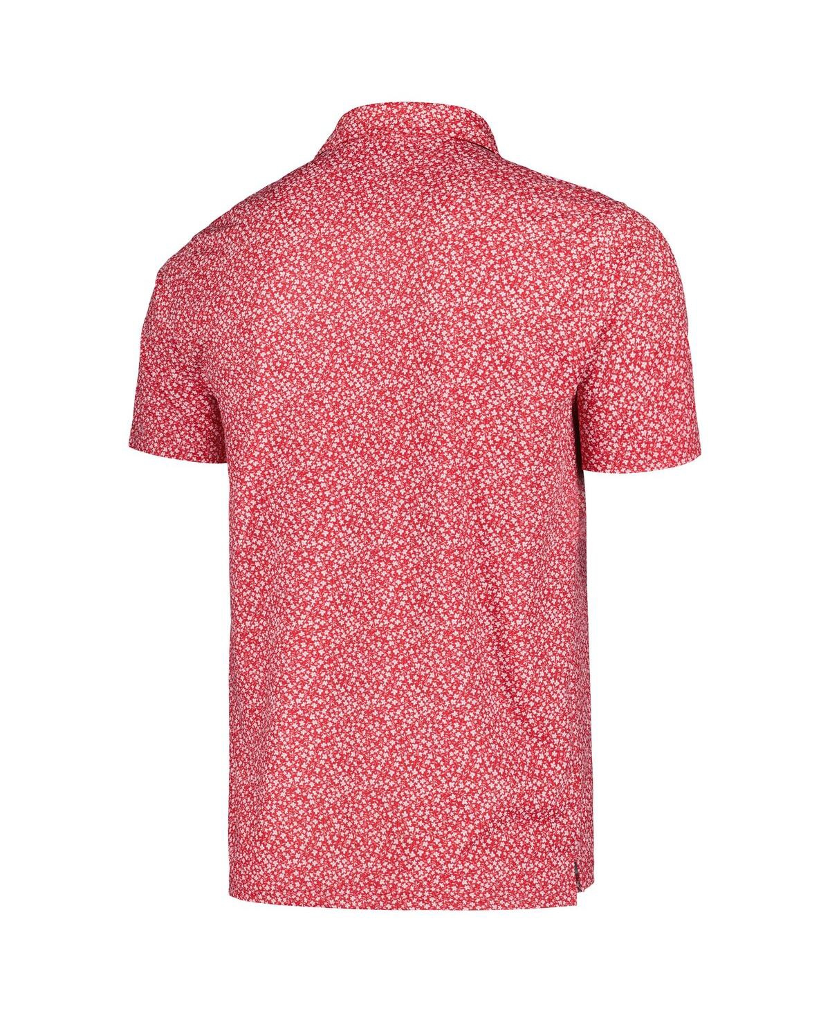 Shop Antigua Men's  Red Usmnt Terrace Polo Shirt
